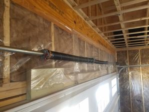 Garage Door Installation in Salem, MA
Installed a fiberglass 18ft by 8ft door with windows and a Lift Master side opener. (2)