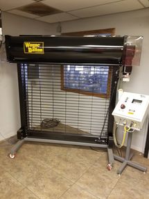 At the Wayne Dalton Facility testing Fire Doors mechanisms (1)